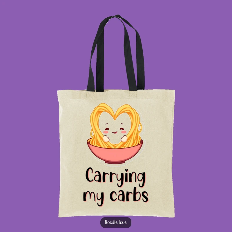 Funny Spaghetti Heart Tote Bag: Carry Your Pasta Love Everywhere You Go