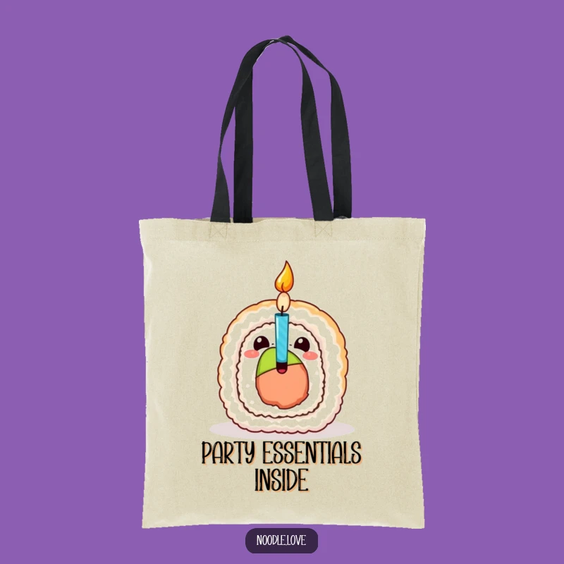 Funny Sushi Birthday Candle Tote Bag - Carry Your Celebration Gift