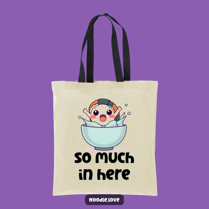 Funny Kawaii Sushi Surprise Tote Bag - Carry Your Humor Gift